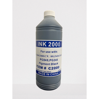 C2000 Ausjet Pigment Black Ink - 1 Ltr