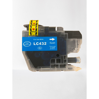 LC432XL Premium Cyan Compatible Brother Inkjet Cartridge