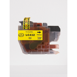 LC432XL Premium Yellow Compatible Brother Inkjet Cartridge